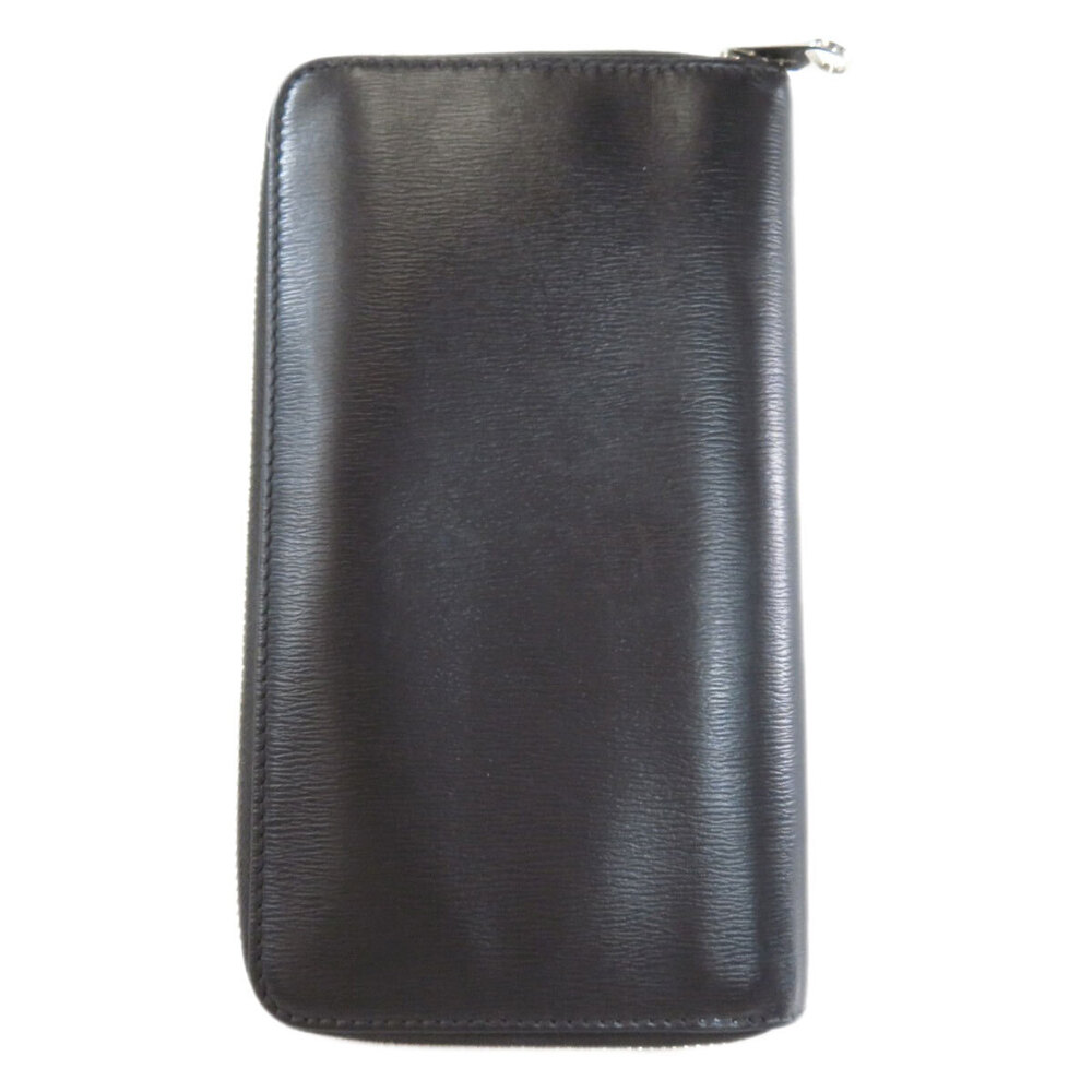 Burberry logo long motif Wallet leather